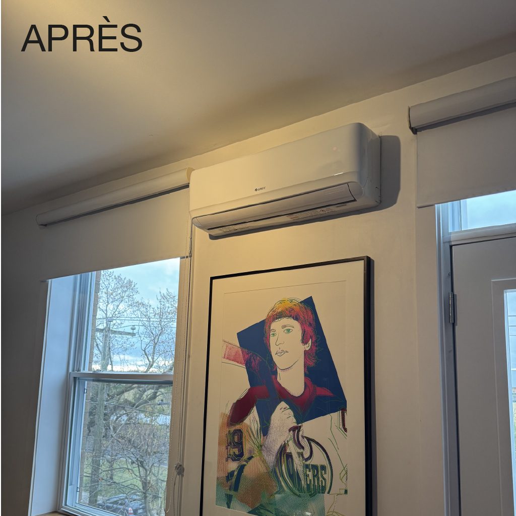 Thermopompe murale Gree Vita installée à Verdun