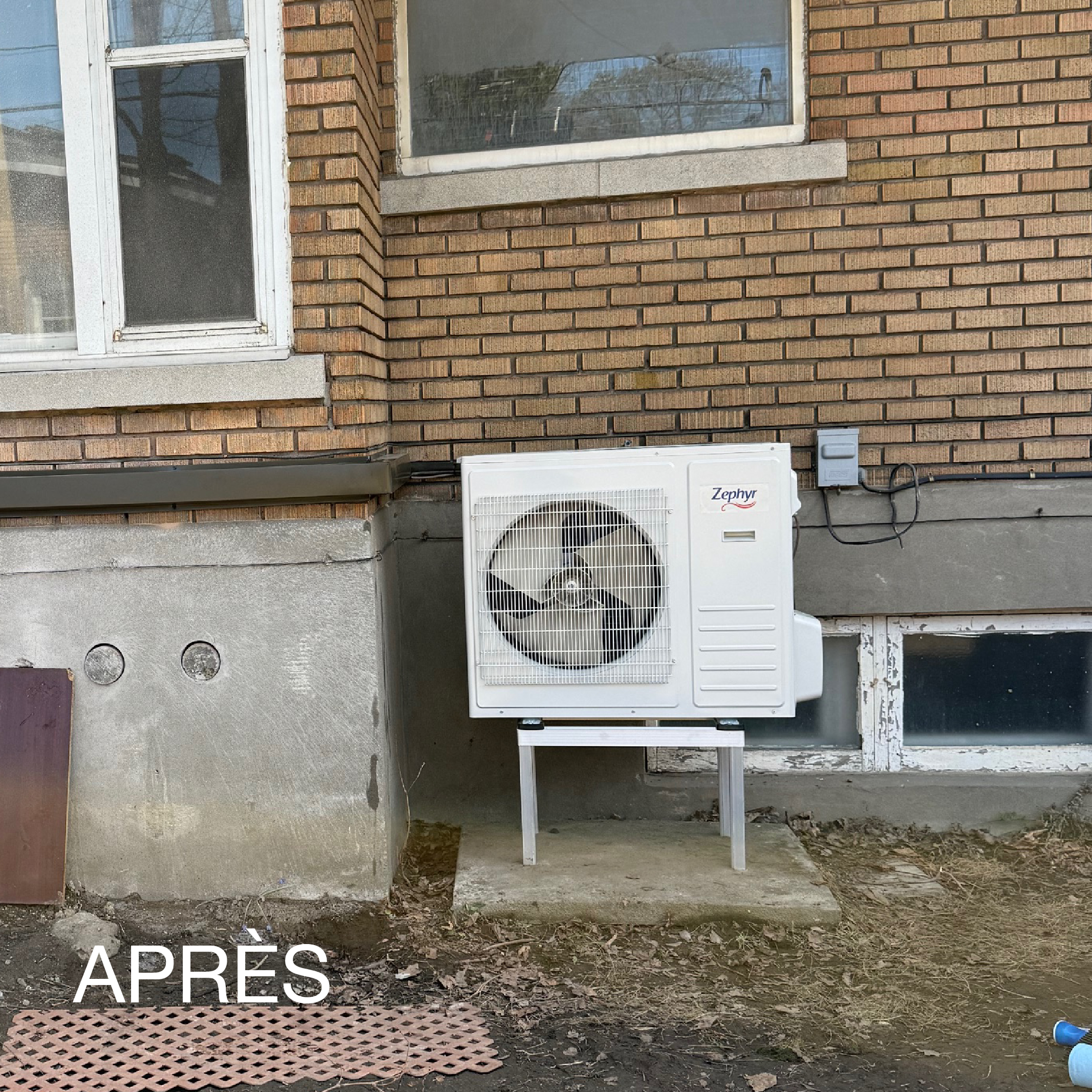Remplacement d’un climatiseur central par une thermopompe haute efficacité à Ville Mont-Royal
