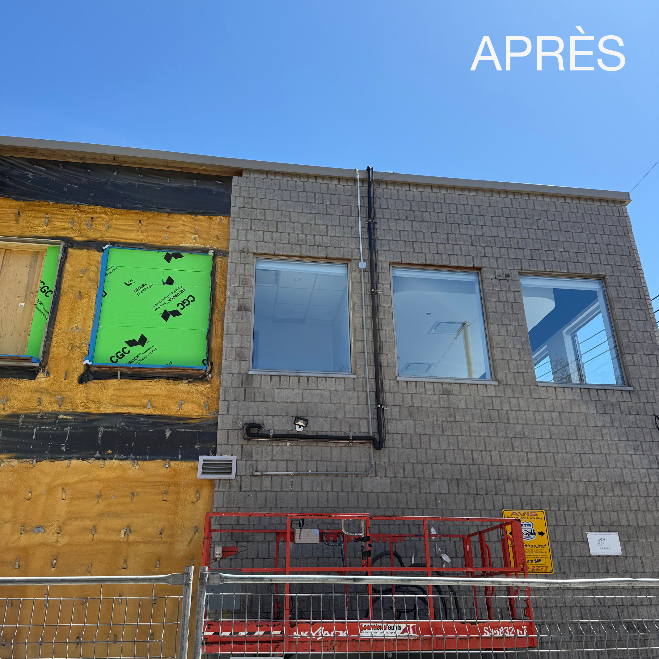 Modification du passage de tuyauterie – Climatiseur commercial 120 000 BTU à Rosemont