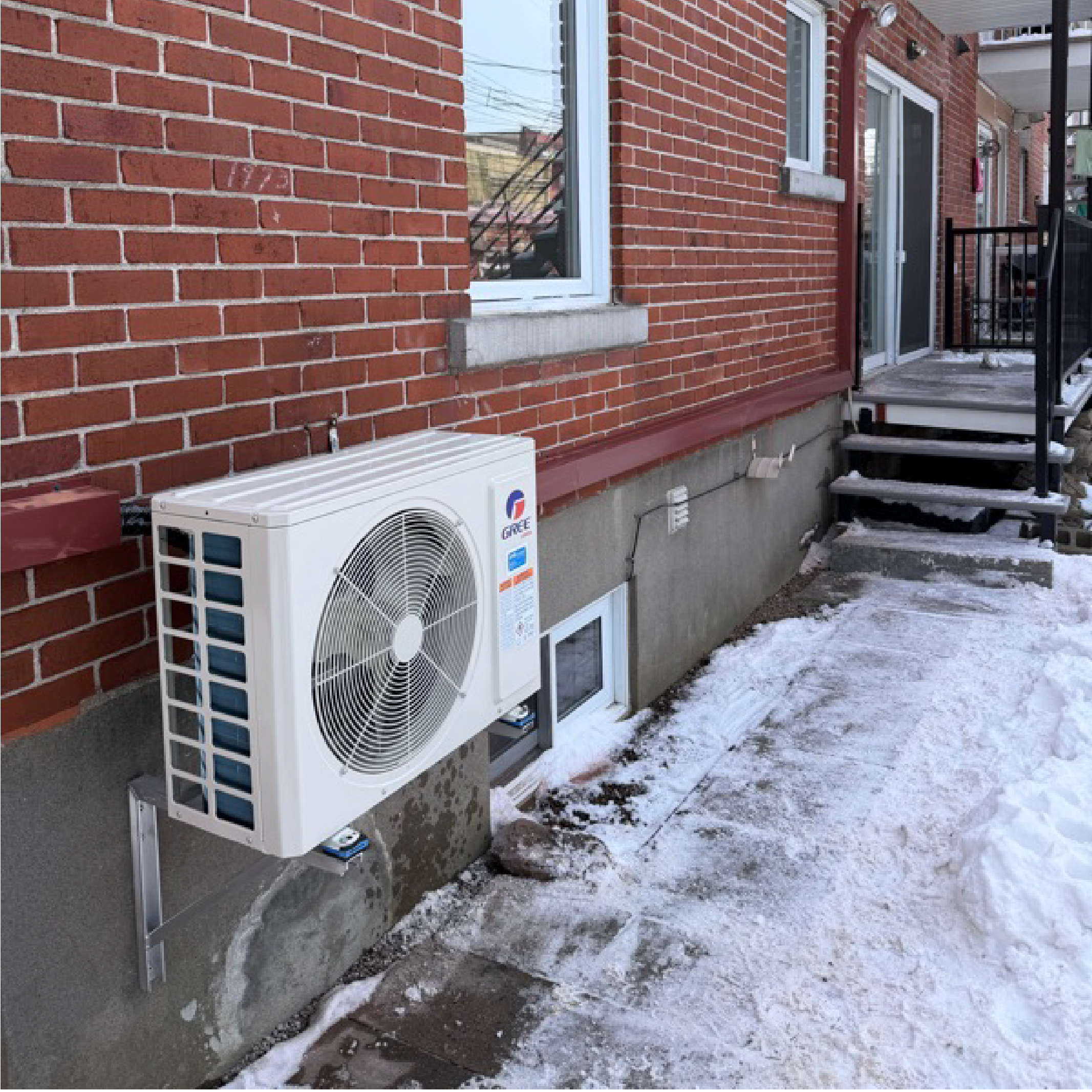 Installation réalisée dans un duplex en rénovation à Ville-Émard, Montréal