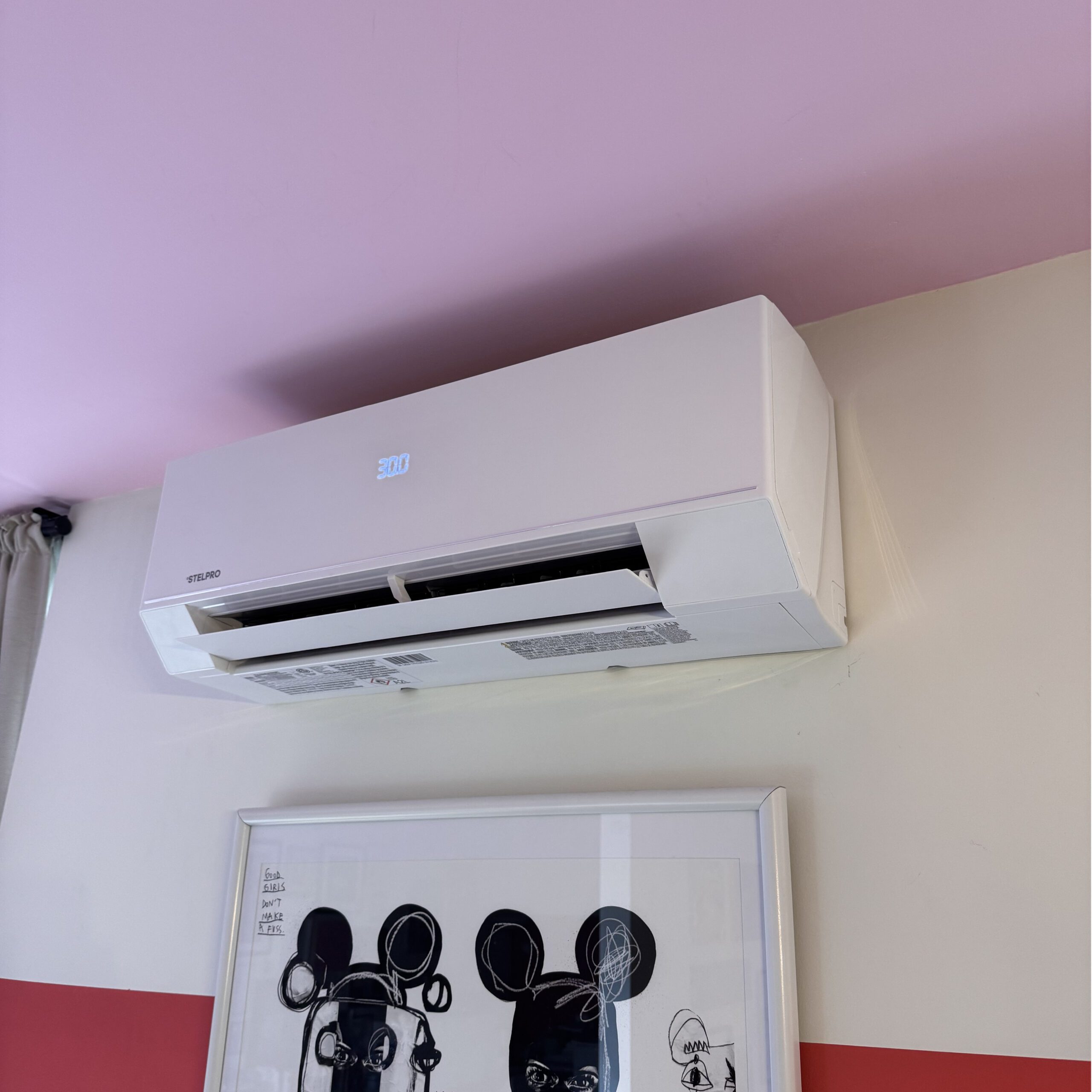 Installation d&rsquo;une thermopompe STELPRO Pro B 12 000 BTU à Hochelaga